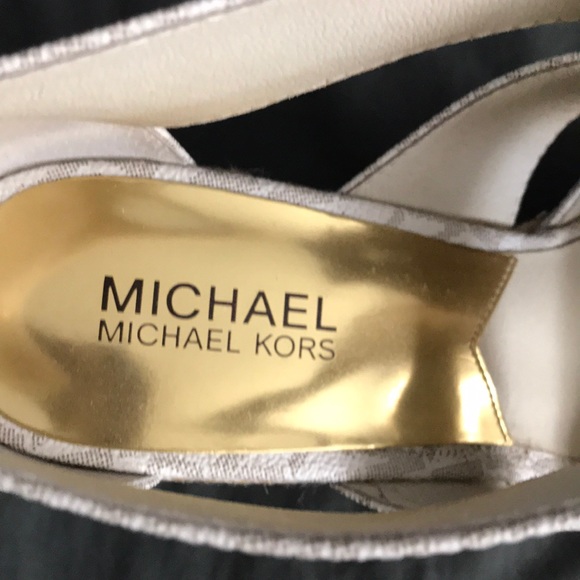 Michael Kors Wedge Logo Sandals - Picture 6 of 6
